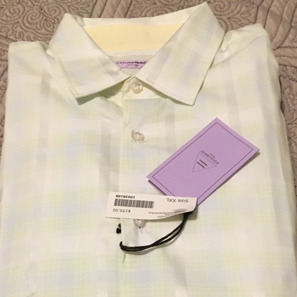Luxury Dress Shirt Tailored Fit  Men’s Size 17.5